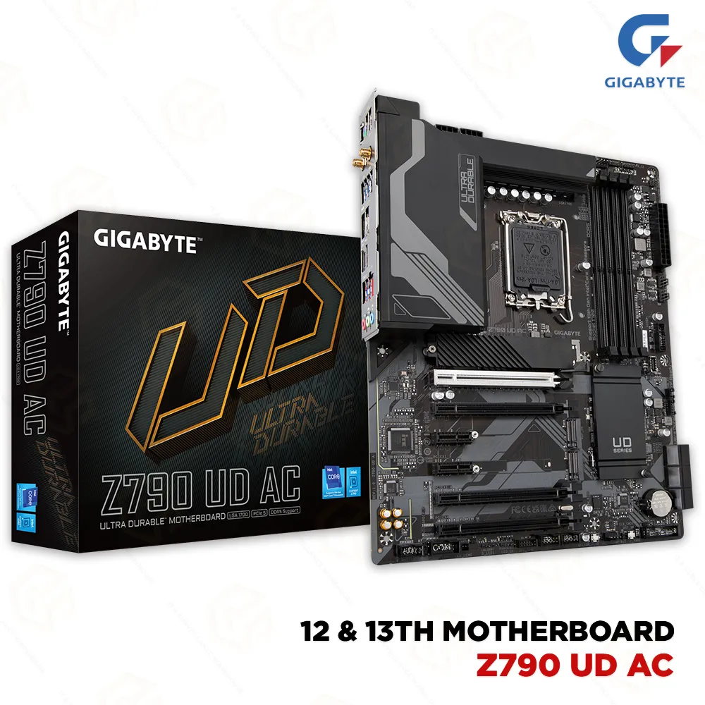 GIGABYTE Z790 UD AC DDR5 WI-FI+BLUETOOTH MOTHERBOARD 12TH/ 13TH/ 14TH GEN