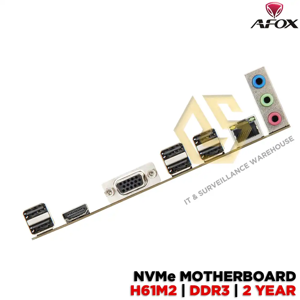 AFOX IH61-MA5-V6 H61 NVME MOTHERBOARD DDR3 2&3RD GEN (2YEAR)