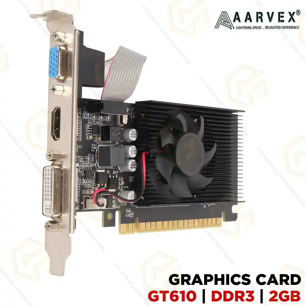 AARVEX NVIDIA GT 610 DDR3 2GB GRAPHIC CARD