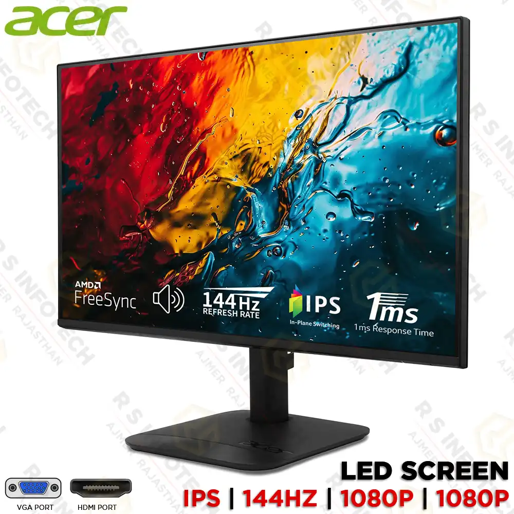 ACER KA270 P6 27″ IPS FHD 144HZ | 1MS VRB | 99% SRGB LED MONITOR
