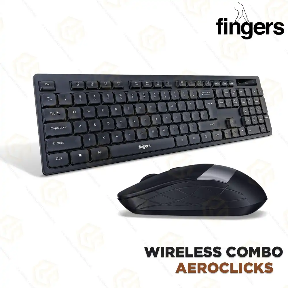 FINGERS AEROCLICKS WIRELESS KEYBOARD COMBO (3YEAR)
