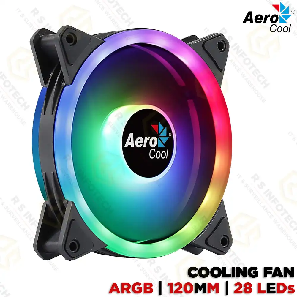AEROCOOL RGB CABINET FAN 12MM DUO 12