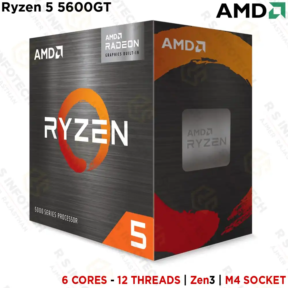 AMD RYZEN 5 5600GT 6 CORE 4.6GHZ AM4 PROCESSOR | WITH RADEON GRAPHICS
