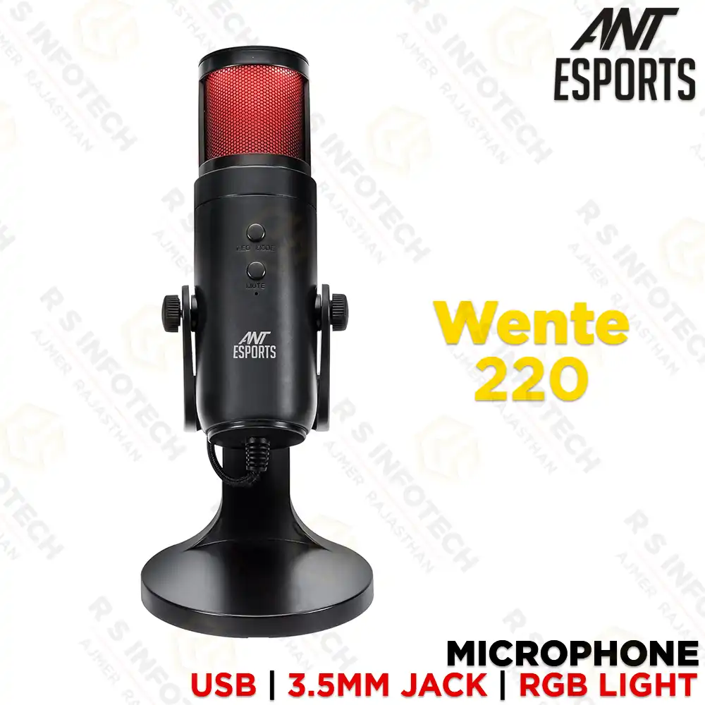 ANT ESPORT WENTE 220 USB GAMING MICROPHONE