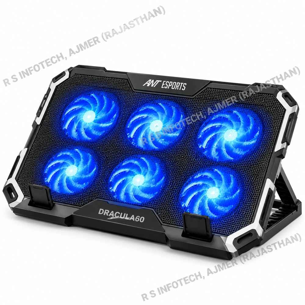 ANT ESPORTS DRACULA60 17" METAL LAPTOP COOLING PAD