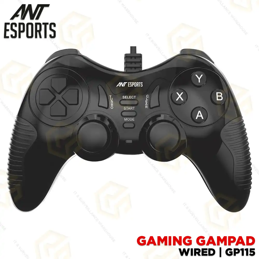 ANT ESPORTS GP115 WIRED GAMEPAD (BLACK)
