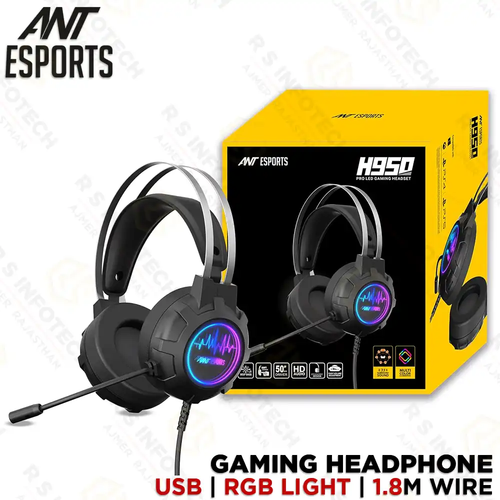 ANT ESPORTS H950 7.1 USB LED GAMING HEADSET