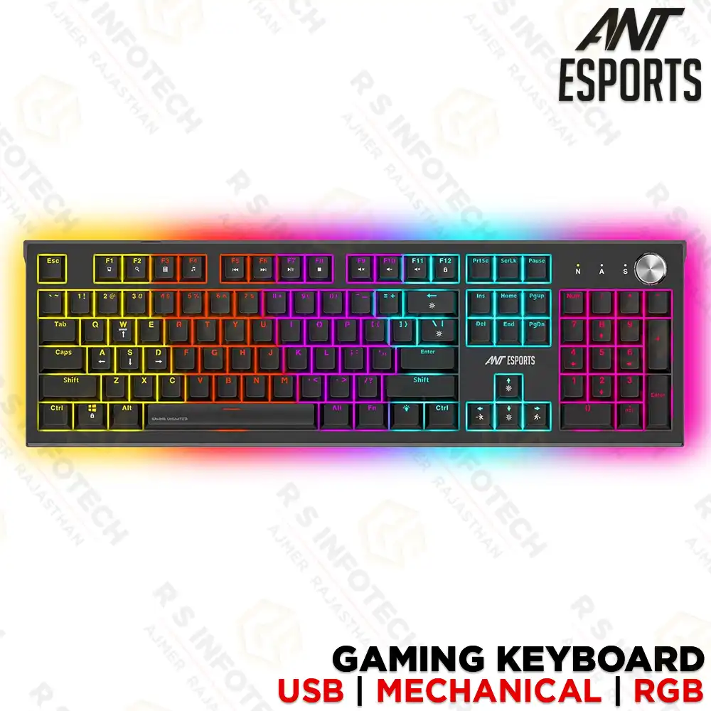 ANT ESPORTS MK1850 MECHANICAL WIRED GAMING MECHANICAL KEYBOARD
