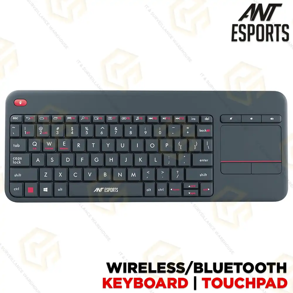 ANT ESPORTS TOUCHPAD WIRELESS KEYBOARD WK100 GREY
