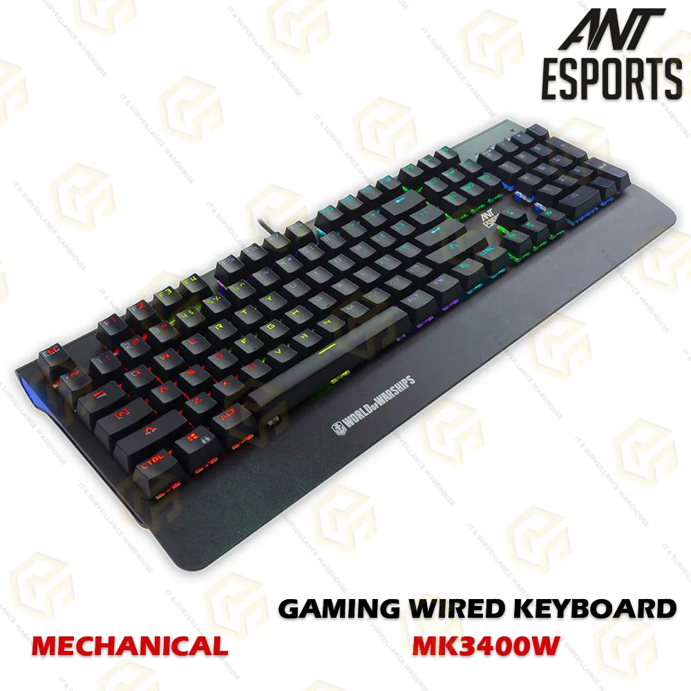 ANT GAMING MECHANICAL RGB KEYBOARD V2 MK3400W