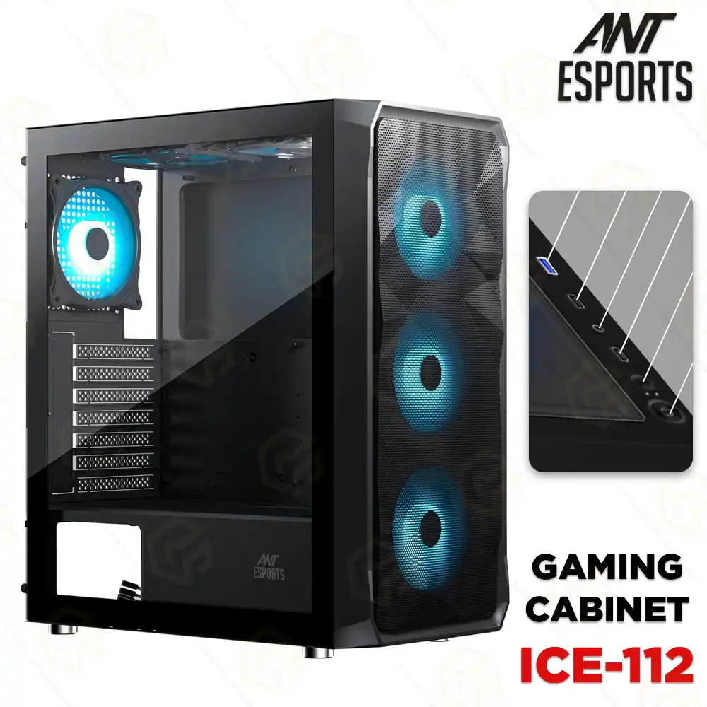ANT ICE-112 BLACK CABINET WITHOUT POWER SUPPLY