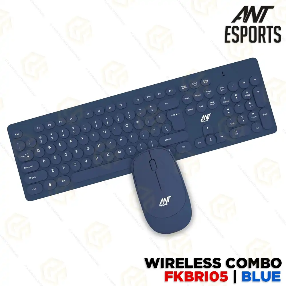 ANT VELUE WIRELESS KEYBOARD COMBO FKBRI05-BLUE
