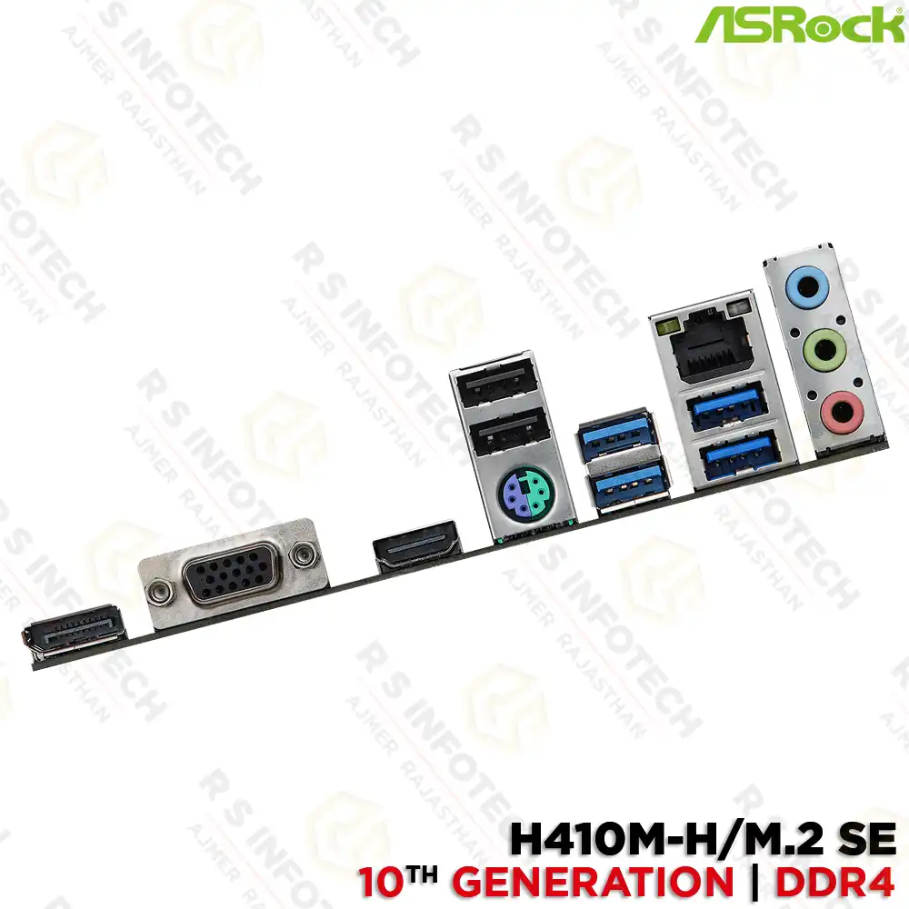 ASROCK H410M-H 10TH GEN DDR4 MICRO ATX LGA1200 MOTHERBOARD