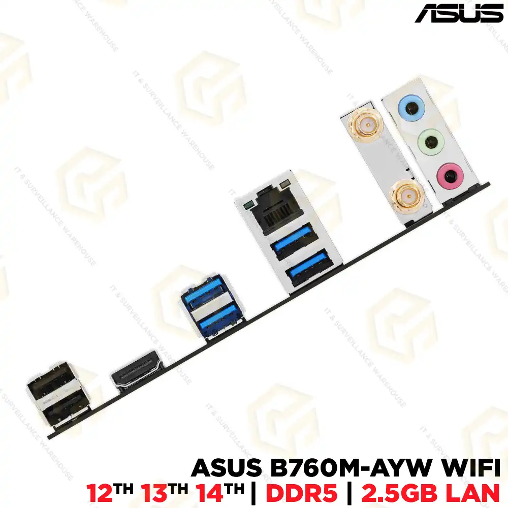 ASUS B760M-AYW DDR5 WIFI+BLUETOOTH MOTHERBOARD 12TH/ 13TH/ 14TH GEN | LGA1700