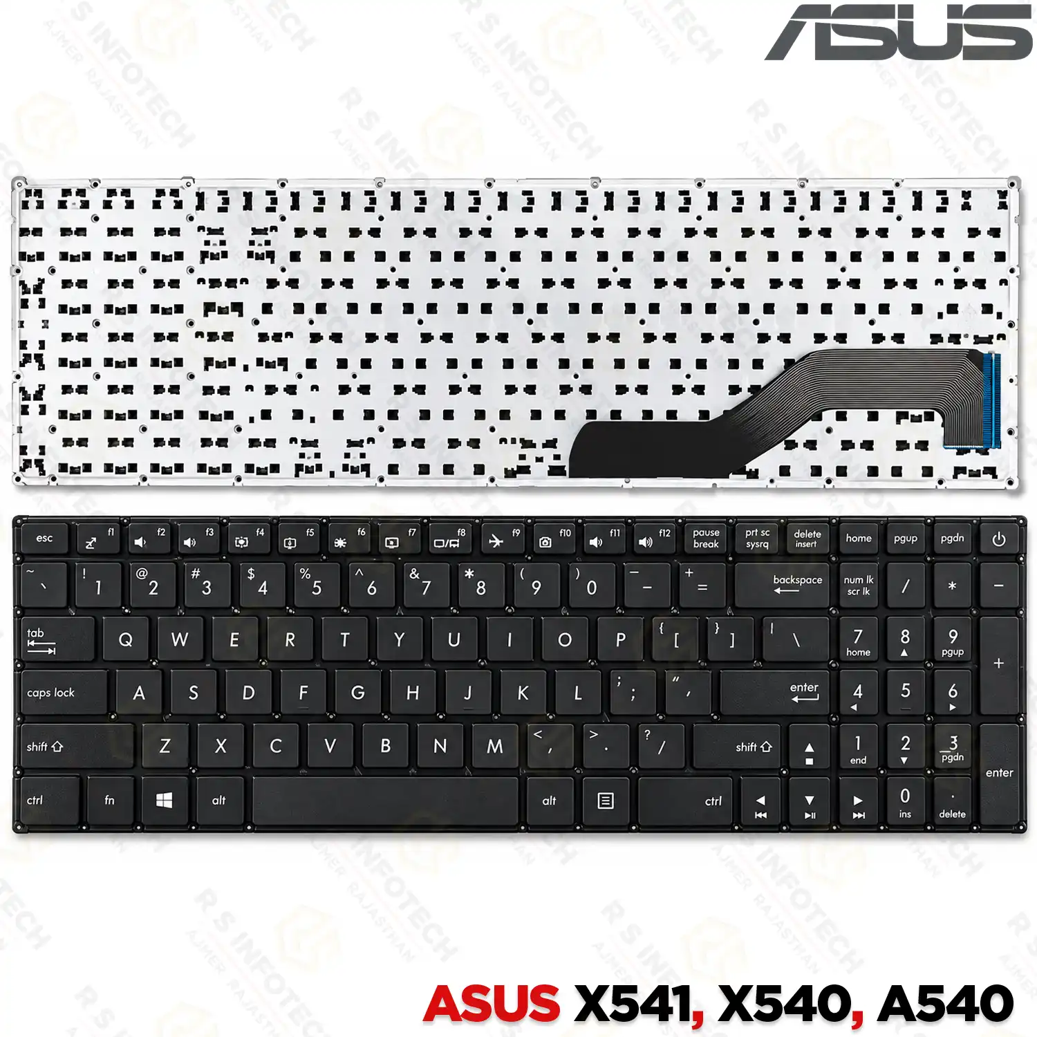 ASUS X541  LAPTOP KEYBOARD – BLACK