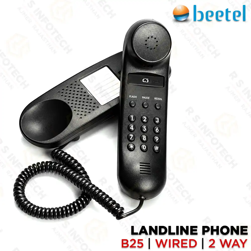 BEETEL B25-BK CORDED LANDLINE PHONE WITH ANSWERING MACHINE