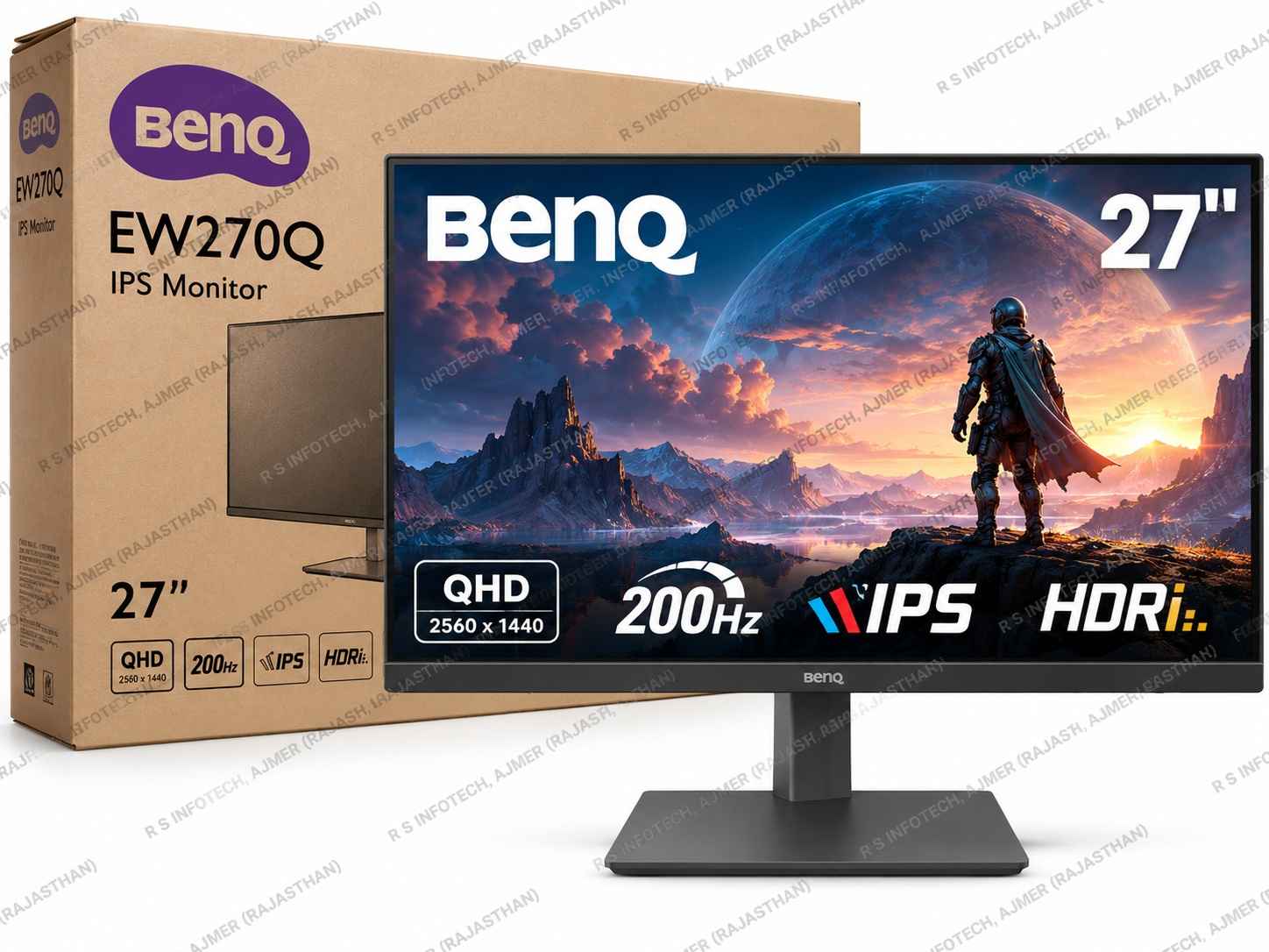 BENQ EW270Q 27" 200HZ 2K QHD IPS MONITOR (3YEAR)