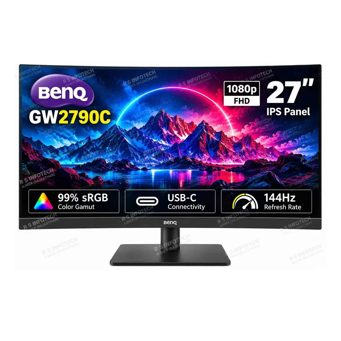 BENQ GW2790C 27" 144HZ FHD IPS MONITOR | WITH SPEAKERS (3YEAR)