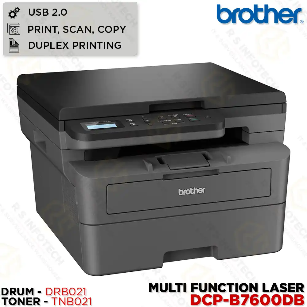BROTHER DCP B7600DB DUPLEX MULTIFUNCTION LASER PRINTER