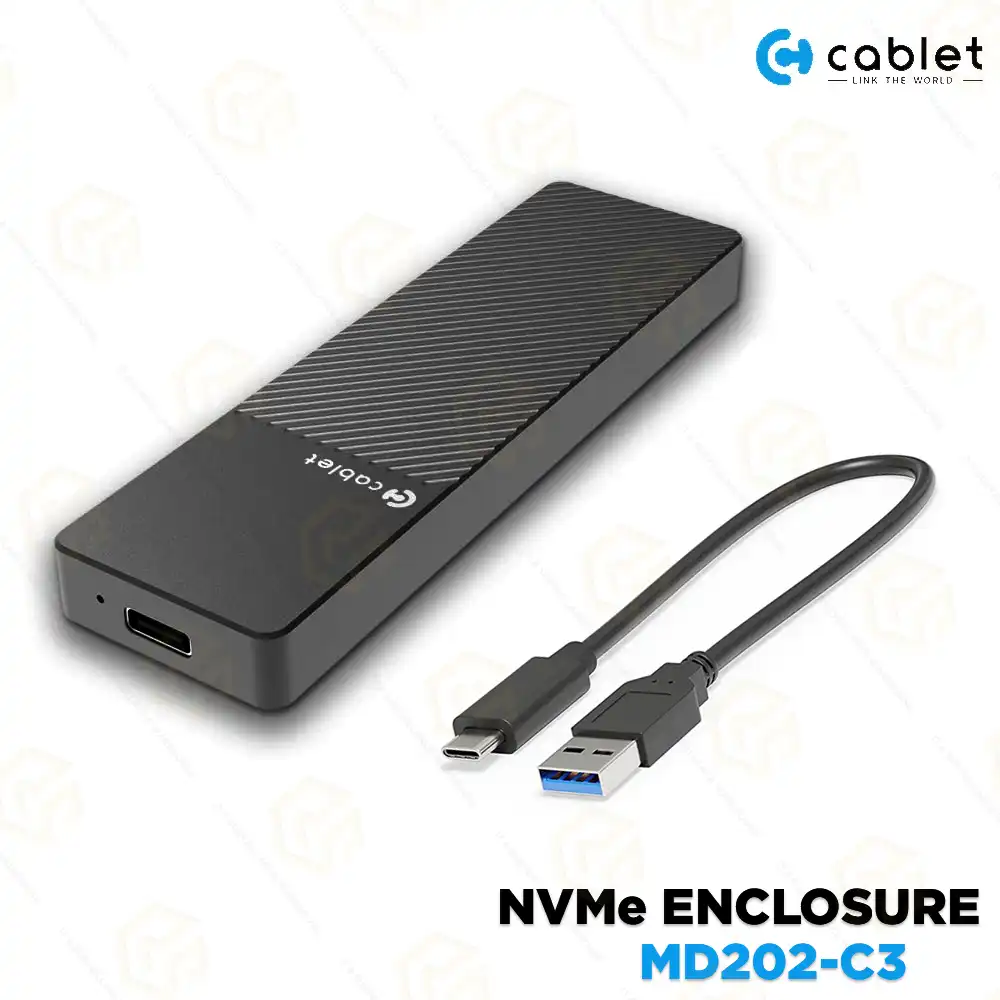 CABLET NVME CASING MD202-C3 ALUMINUM BODY TYPE-C