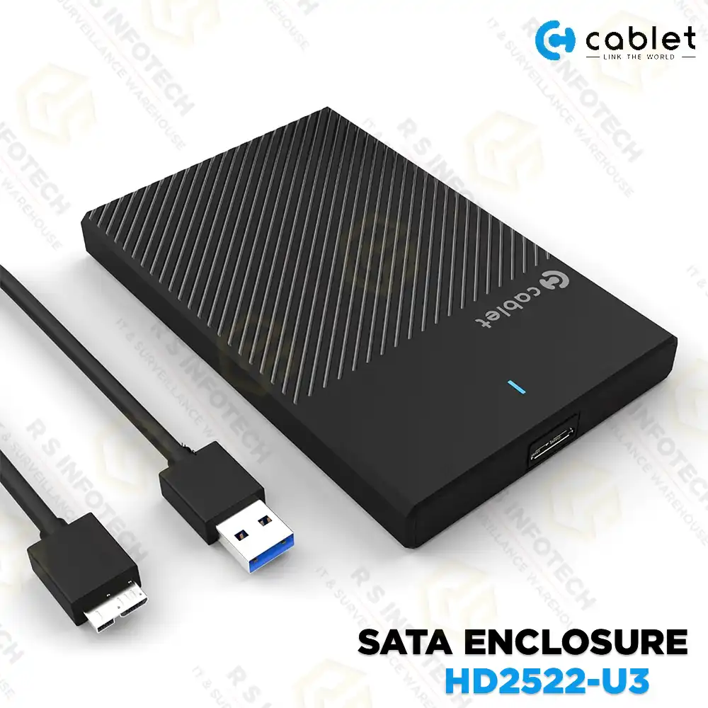 CABLET SSD SATA CASING 2.5" HD2522 USB 3.0