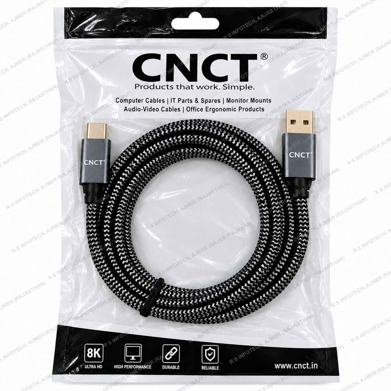CNCT 8K 60HZ TYPE-C TO DP CABLE