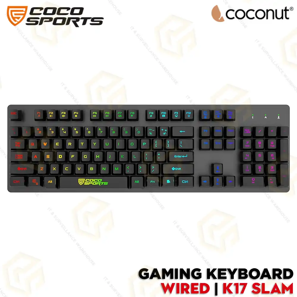 COCONUT MECHANICAL WIRED GAMING KEYBOARD K17
