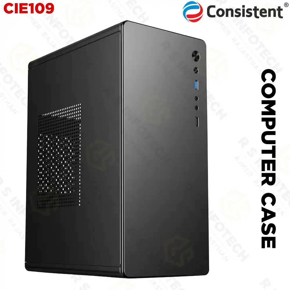 CONSISTENT COMPACT DESIGN 4-SLOT | PC CABINET WITH SMPS | USB 2.0+ AUDIO (2YR)