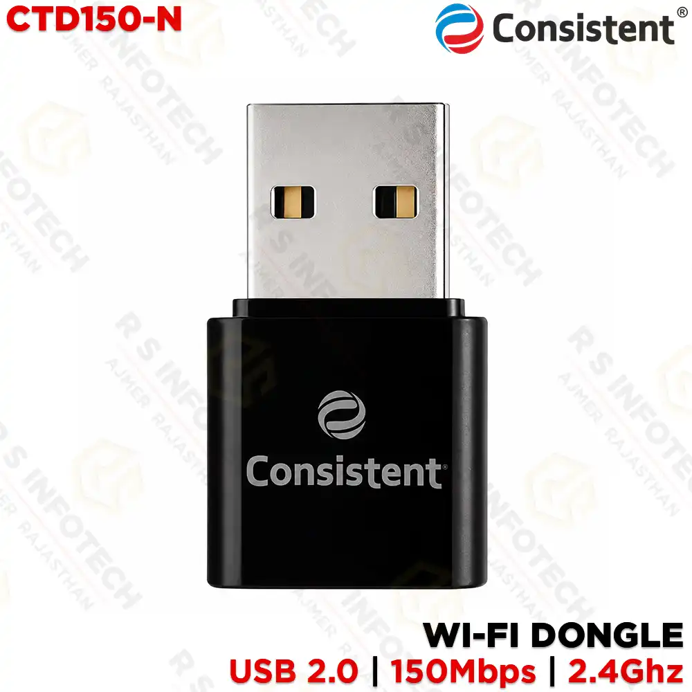 CONSISTENT CTD150-N WIFI MINI USB ADAPTER 150MBPS USB WIFI DONGLE