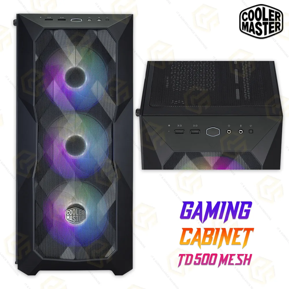 COOLER MASTER CABINET CHASSIS TD500 MESH BLACK