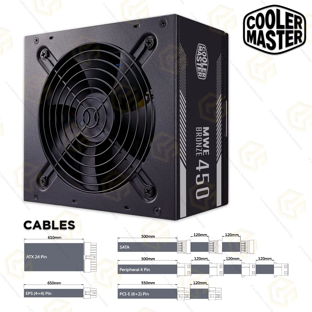 COOLER MASTER MWE-450WT BRONZE+V2 SMPS