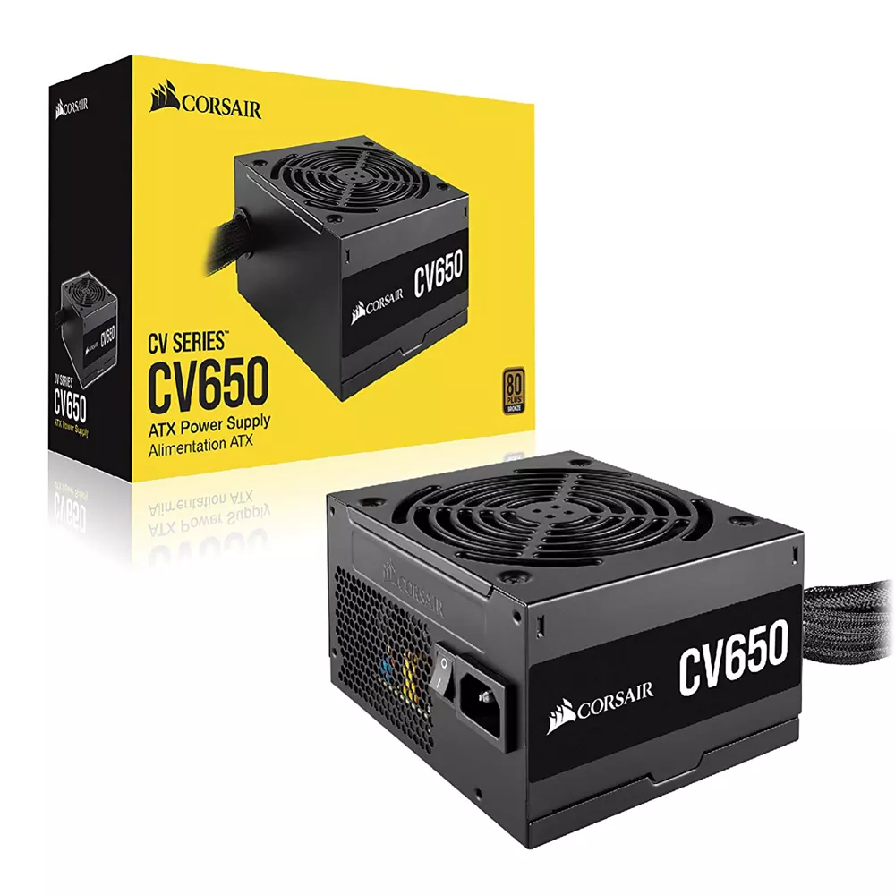 CORSAIR CV650 650WT 80+ BRONZE SMPS | 3 YEAR