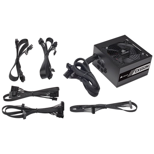 CORSAIR CX650 650WT SMPS | 80+ BRONZE SEMI MODULER