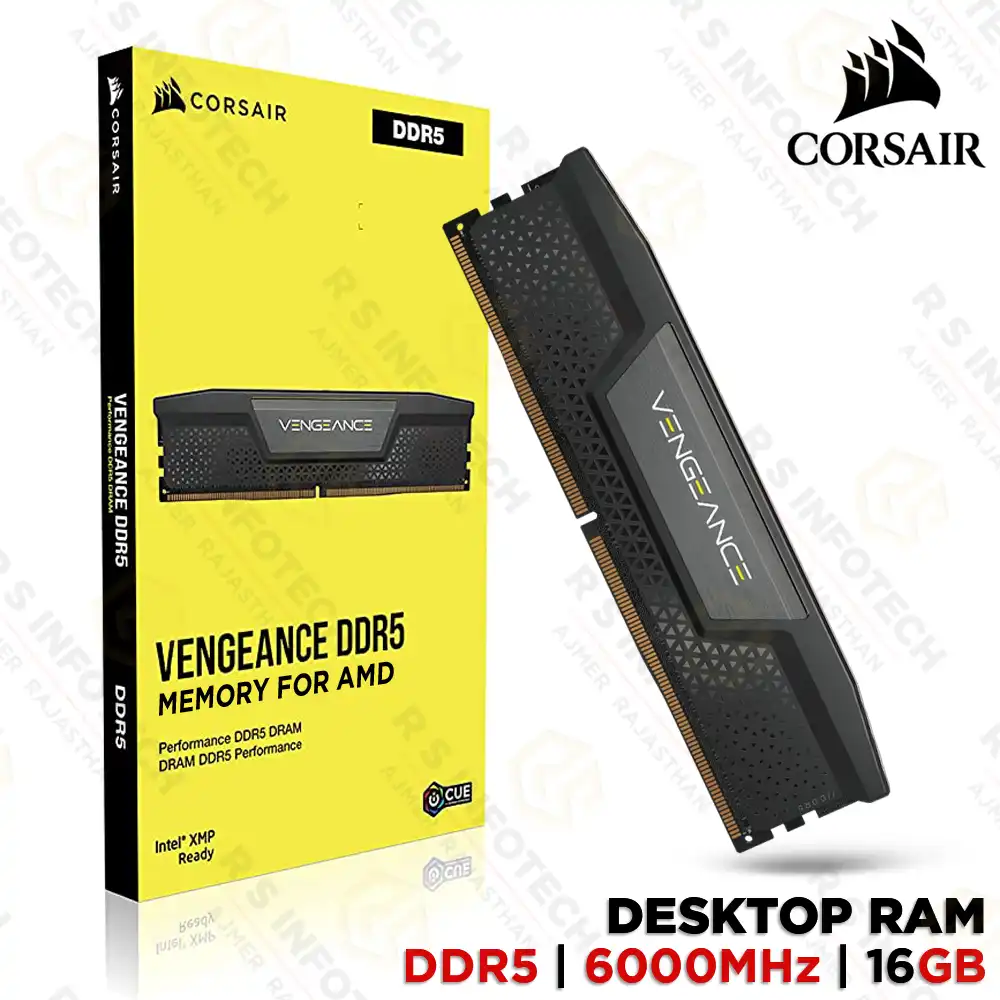CORSAIR VENGEANCE 16GB 6000MT/S CL36 DDR5 DESKTOP RAM