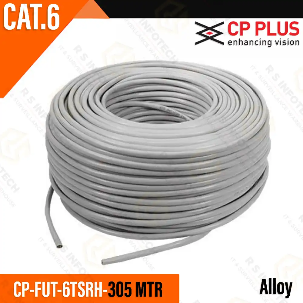 CP PLUS CP-FUT-6TSRH-ECO 305MTR CAT.6 INDOOR ALLOY CABLE