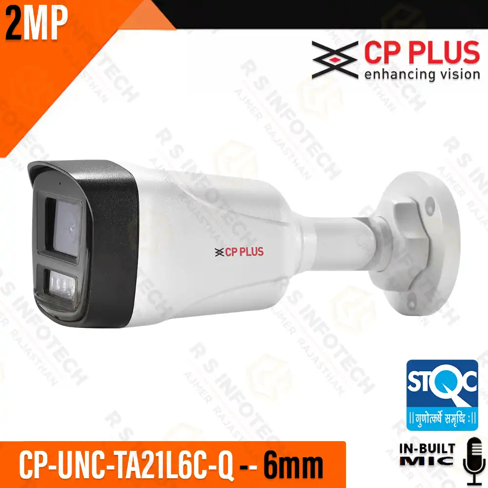 CP PLUS CP-UNC-TA21L6C-Q 6MM 2MP IP BULLET CAMERA (2 YEAR)