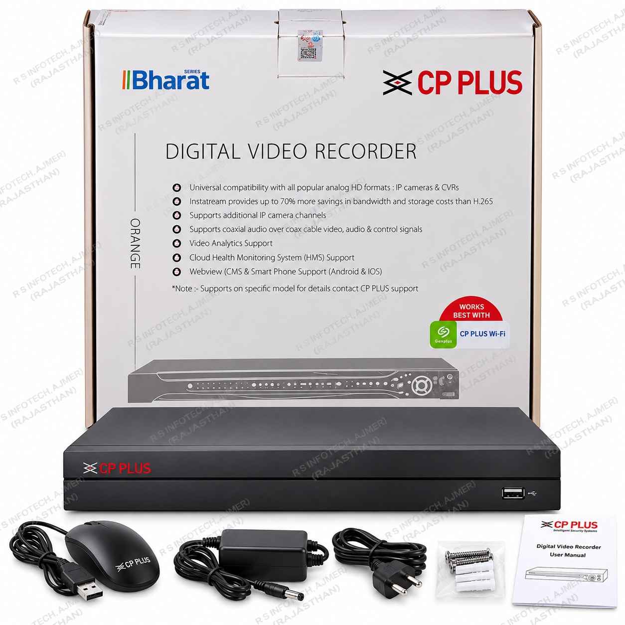 CP PLUS UVR-1601E1V-I 16CH AI HYBRID DVR | 2WAY AUDIO