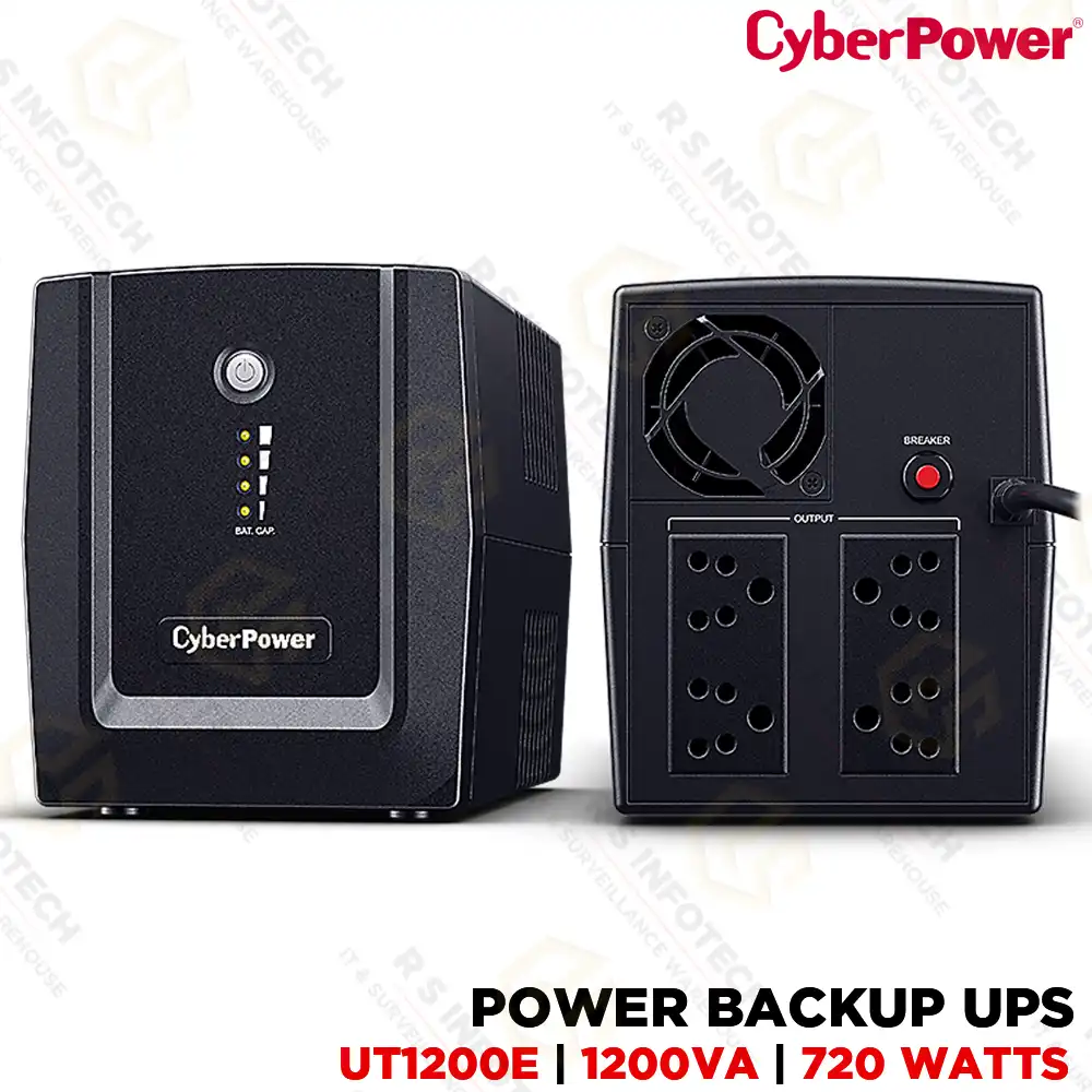 CYBERPOWER UT1200E 1200VA UPS (UT1200E) (UPTO 720 WATTS)