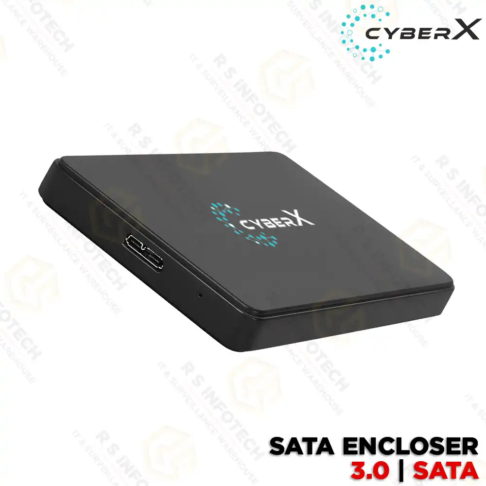 CYBERX 2.5" HARD DRIVE/SSD 3.0 SATA CASING (PLASTIC)