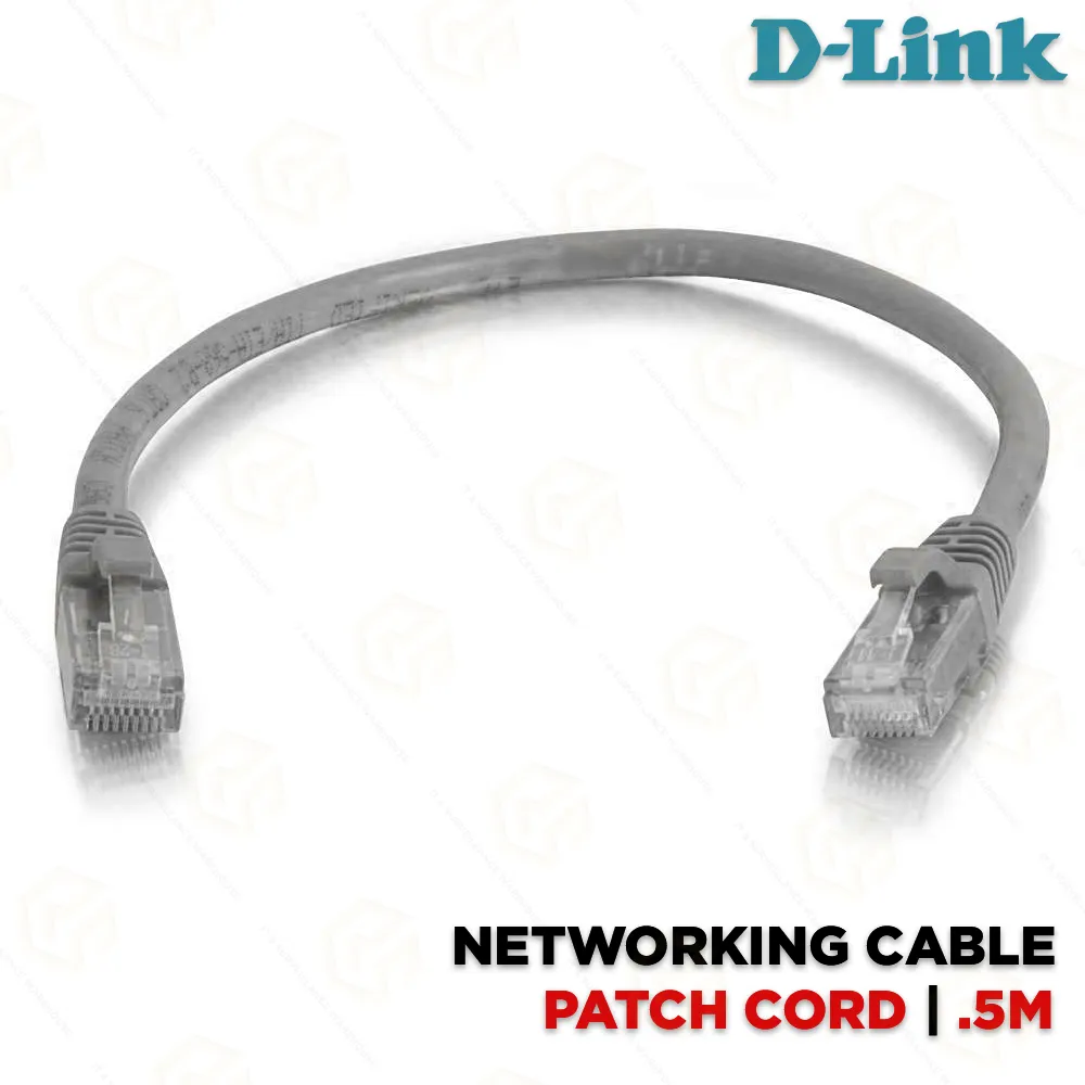 D-LINK CAT.6 PATCH CORD 0.5MTR