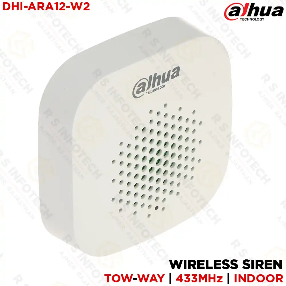 DAHUA DHI-ARA12-W2 TWO-WAY AUDIO INDOOR WIRELESS SIREN