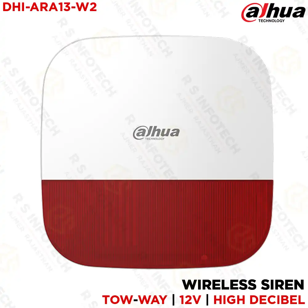 DAHUA DHI-ARA13-W2 WIRELESS OUTDOOR SIREN (WORK WITH DAHUA DHI-ART-ARC3800H-03-FW2)
