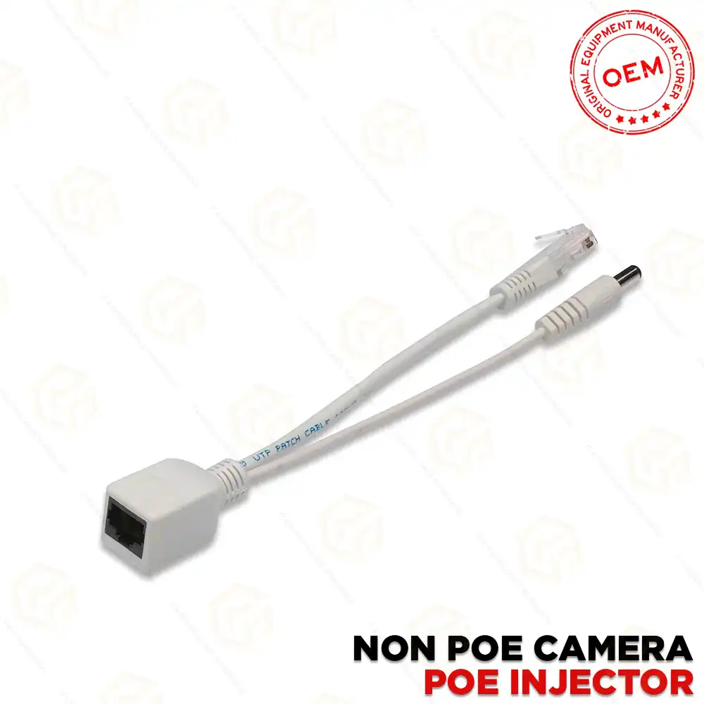DC TO RJ45 POE INJECTOR CABLE