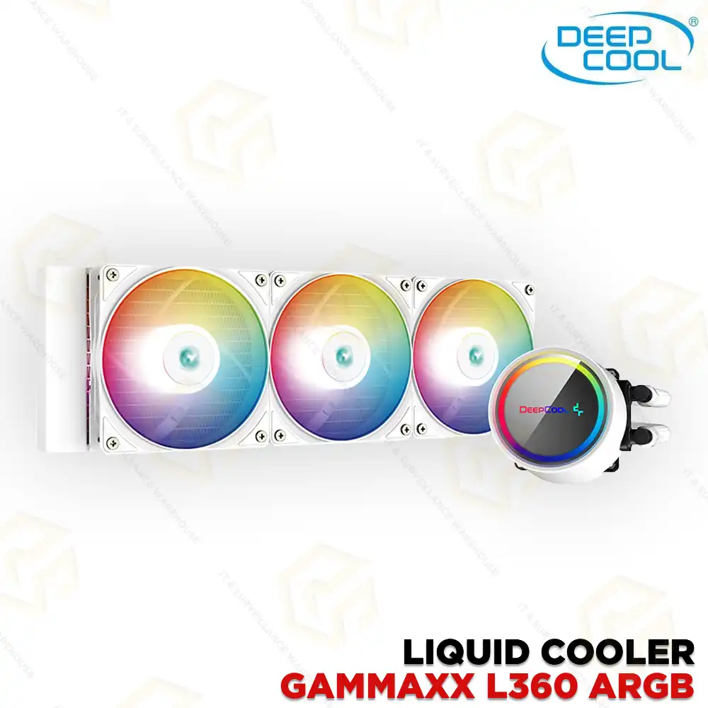 DEEPCOOL GAMMAXX L360 A-RGB LIQUID COOLING (WHITE)