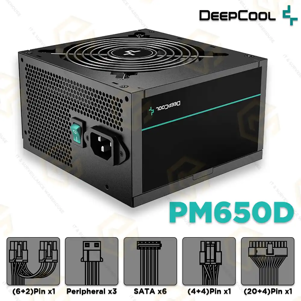 DEEPCOOL PM650D 650WATT 80 PLUS GOLD POWER SUPPLY