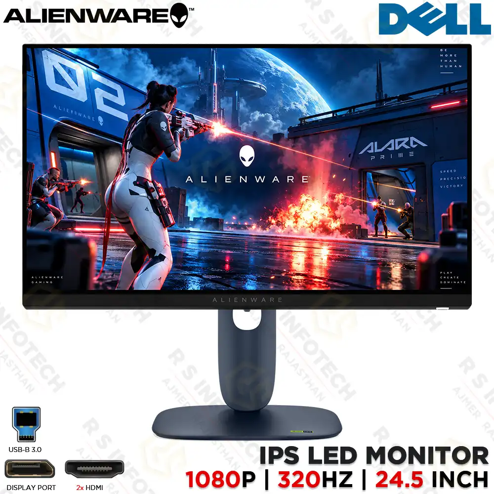 DELL ALIENWARE AW2525HM 25-INCH 320HZ FHD FAST IPS GAMING MONITOR
