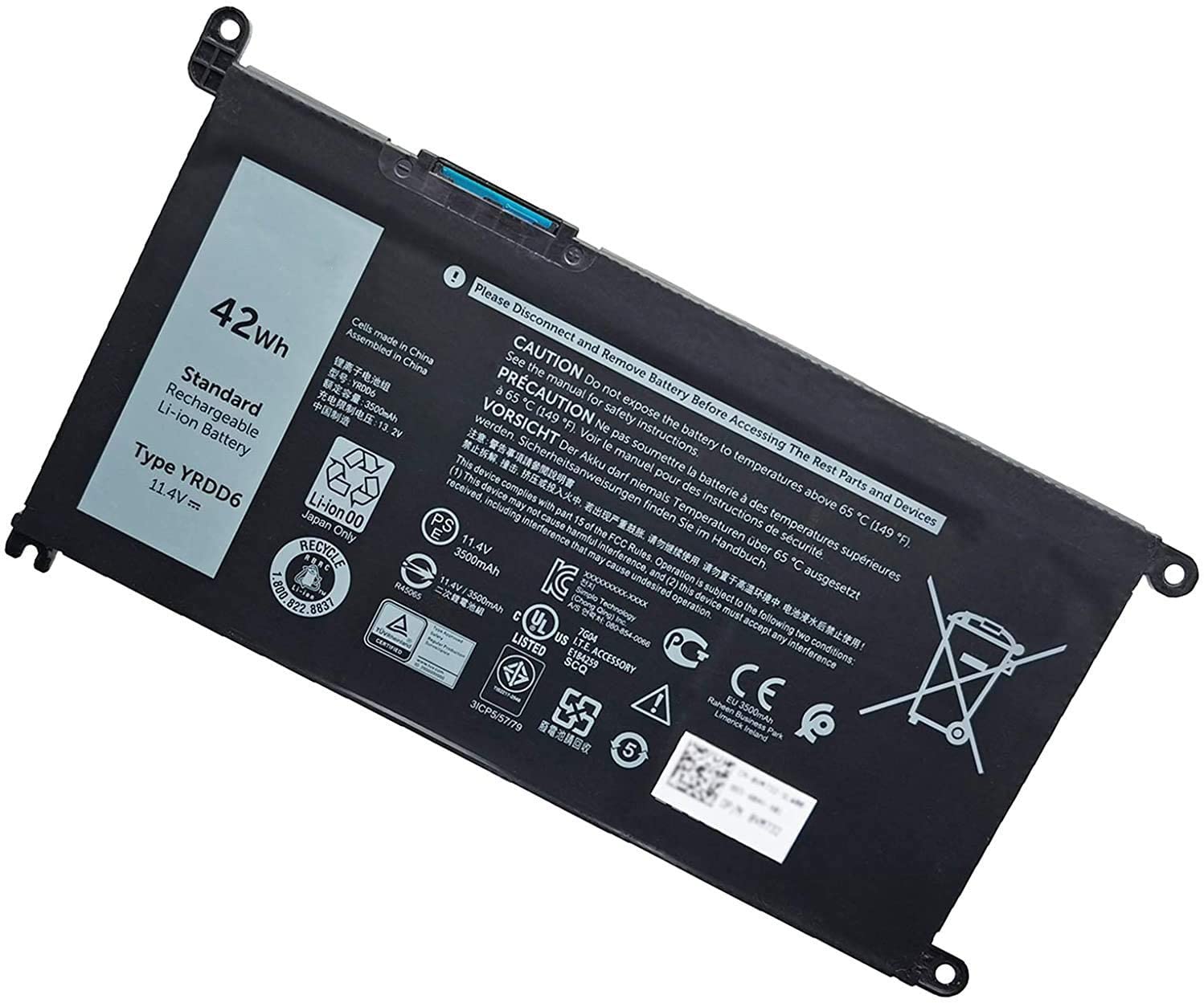 DELL BATTERY 5490 | 5590 | 1VX1H | YRDD6