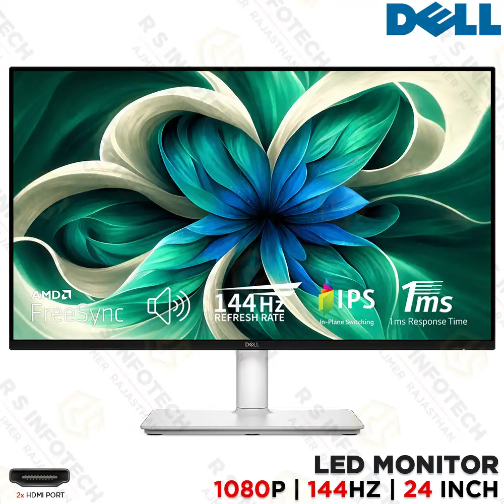 DELL S2425HSM 24 INCH FULL HD IPS LED MONITOR | 144HZ | HDMI + DISPLAY PORT | SPEAKER