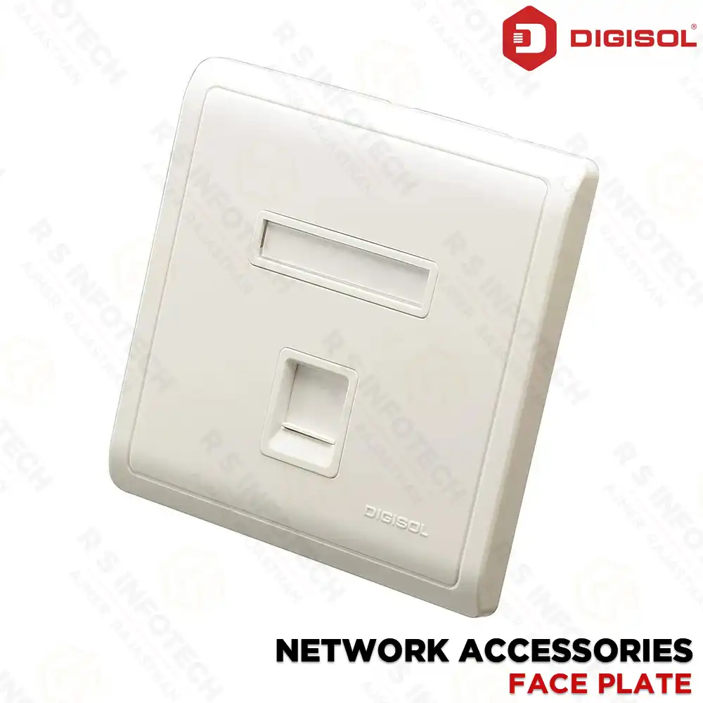 DIGISOL DGC-FPXSMSS-C RJ45 SINGLE PORT FACEPLATE