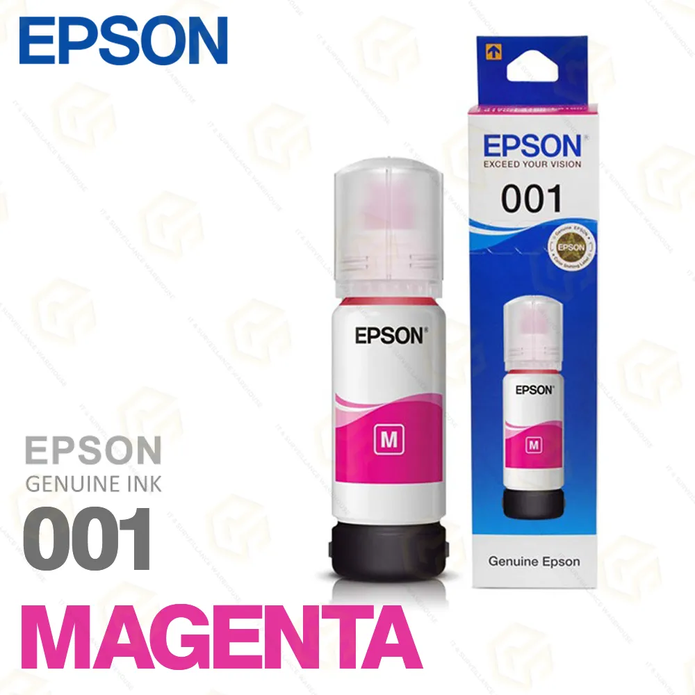 EPSON INK BOTTLE 001 MAGENTA (L4150,L4260,L4160, L6160,L6170,L6190)